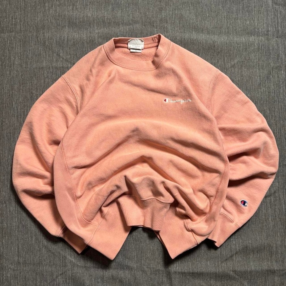 Champion Reverse Weave pink crewneck‎ sweatshirt - M